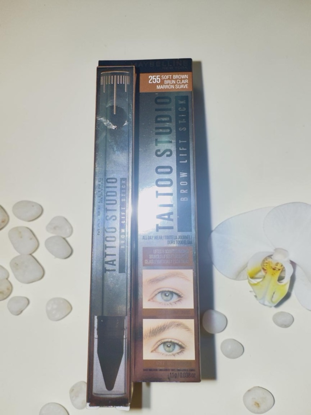 Maybelline Tattoo Studio Brow Lift Stick - Soft Brown (255)